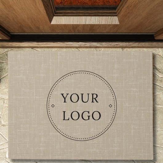 Zakelijk Logo Modern Promotioneel Gebrand Deurmat