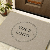Zakelijk Logo Modern Promotioneel Gebrand Deurmat