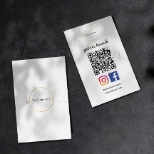 Zakelijk logo | Modern QR-code sociaal template