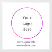 Zakelijk logo | Modern sjabloon voor bedrijven Raamsticker (Vel)