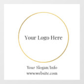 Zakelijk logo | Modern sjabloon voor bedrijven Raamsticker (Vel)