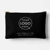 Zakelijk logo modern stijlvol trendy zwart etui (Voorkant)