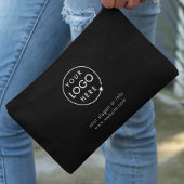 Zakelijk logo modern stijlvol trendy zwart etui