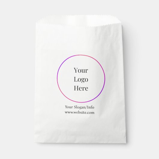Zakelijk Logo Moderne Aanpasbare Templates Bedankzakje (Voorkant)