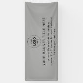 Zakelijk logo moderne professionele 6' banner (Verticaal)