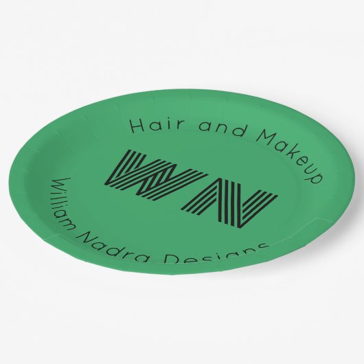 Zakelijk logo monogram bleek Groenboek bord (Gekanteld)