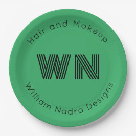 Zakelijk logo monogram bleek Groenboek bord