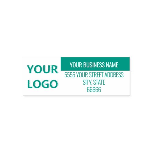 Zakelijk Logo Naam Adres Kleur Stempel Sjabloon (Design)