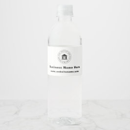 Zakelijk Logo | Naam | Slogan  Website Promotionee Waterfles Etiket