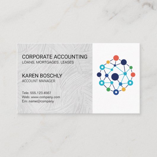 Zakelijk logo | Netwerken | Professioneel Visitekaartje (Voorkant)