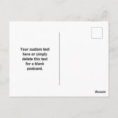 Zakelijk logo of een afbeelding & bewerkbare tekst briefkaart (Achterkant)