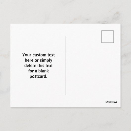 Zakelijk logo of een afbeelding & bewerkbare tekst briefkaart (Achterkant)