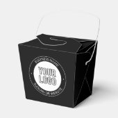 Zakelijk logo of ontwerp & tekst sjabloon aanpasba bedankdoosjes (Voorkant Zijde)