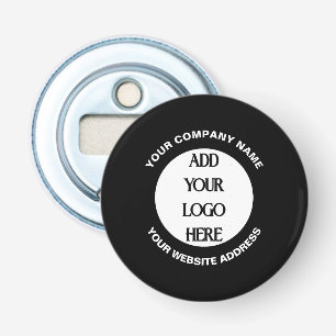 Zakelijk logo op maat button flesopener