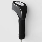 Zakelijk logo op maat golfheadcover (Schuin)