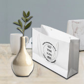 Zakelijk logo op maat  groot cadeauzakje