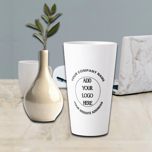 Zakelijk logo op maat  latte mok