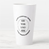 Zakelijk logo op maat  latte mok (Voorkant)