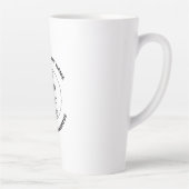 Zakelijk logo op maat  latte mok (Rechts)