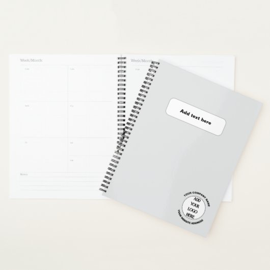 Zakelijk logo op maat planner (Display)