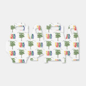 Zakelijk Logo Palmboom Kerstkaart Bedankdoosjes (Uitgevouwen)
