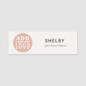 Zakelijk Logo Personeel Naamplaatje (Voorkant)