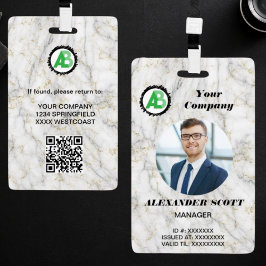 Zakelijk Logo Personeel personeelslid qr Code Badge