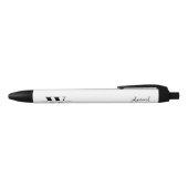 Zakelijk logo personeelsbranding cadeau pen (Bovenkant)