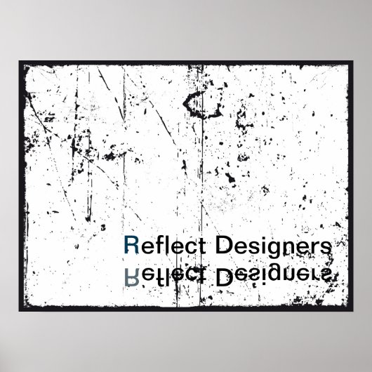 Zakelijk Logo Poster - Reflect Designers (Voorkant)