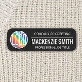 Zakelijk Logo Professional Basic Black Naamplaatje