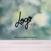 Zakelijk logo professioneel acrylaat bord (Neutraal)
