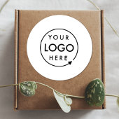 Zakelijk logo professioneel modern minimalistisch ronde sticker