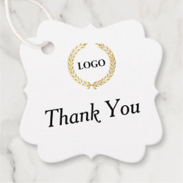 Zakelijk Logo Promotie Bedrijf Dank u Bedankjes Labels