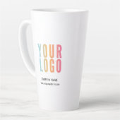 Zakelijk Logo Promotie Latte Mok (Linkerhoek)