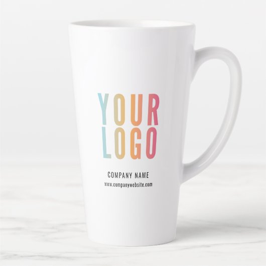 Zakelijk Logo Promotie Latte Mok (Rechts)
