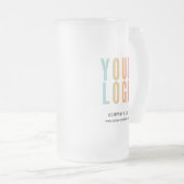 Zakelijk Logo Promotie Matglas Bierpul (Voorkant rechts)