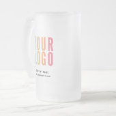 Zakelijk Logo Promotie Matglas Bierpul (Voorkant links)