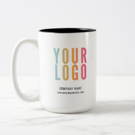 Zakelijk Logo Promotie Tweekleurige Koffiemok