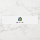 Zakelijk logo promotie waterfles etiket (Enkel label)