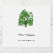 Zakelijk logo promotiebedrijf bier etiket (Enkel label)