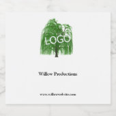 Zakelijk Logo Promotiebedrijf Likeurfles Etiket (Enkel label)