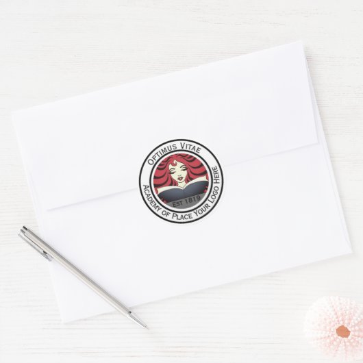 Zakelijk Logo-promotielabel Ronde Sticker (Envelop)