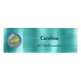 Zakelijk Logo Promotion Company Magnetic Blauwgroe Naambadge