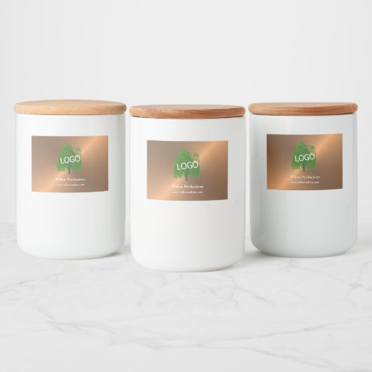 Zakelijk Logo Promotioneel Bedrijf Koper Voedselcontainer Etiket (Flessen)