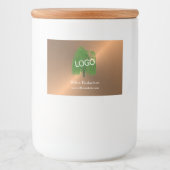 Zakelijk Logo Promotioneel Bedrijf Koper Voedselcontainer Etiket (Voorkant)