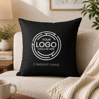 Zakelijk logo promotionele Marketing Zwart Wit Kussen