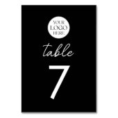 Zakelijk Logo QR Code Menu Modern Minimalistisch Kaart (Voorkant)