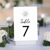 Zakelijk Logo QR Code Menu Modern Minimalistisch Kaart