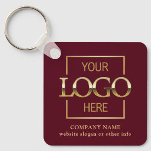 Zakelijk logo & QR-code merkpromotie Sleutelhanger