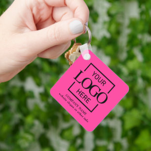 Zakelijk logo & QR-code merkpromotie  Sleutelhanger
